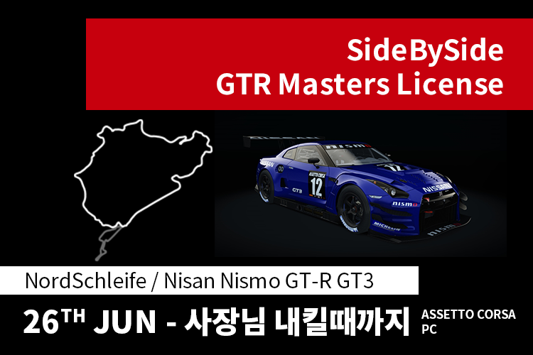SideBySide GTR Masters License